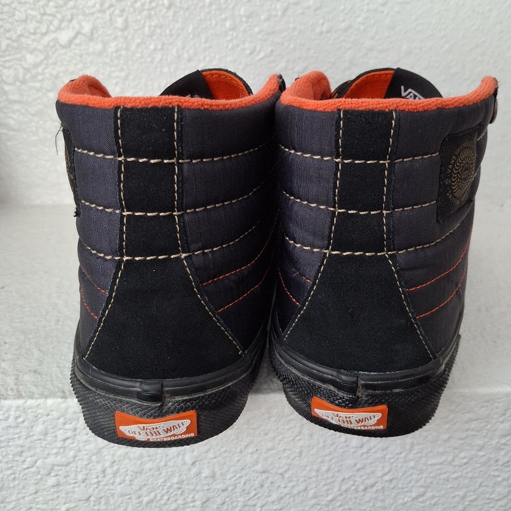 Vans Skate Sk8-hi Spitfire Black Shoes - Picture 10 of 14